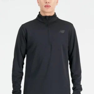 NEW BALANCE - SPACE DYE 1/4 ZIP LS - M