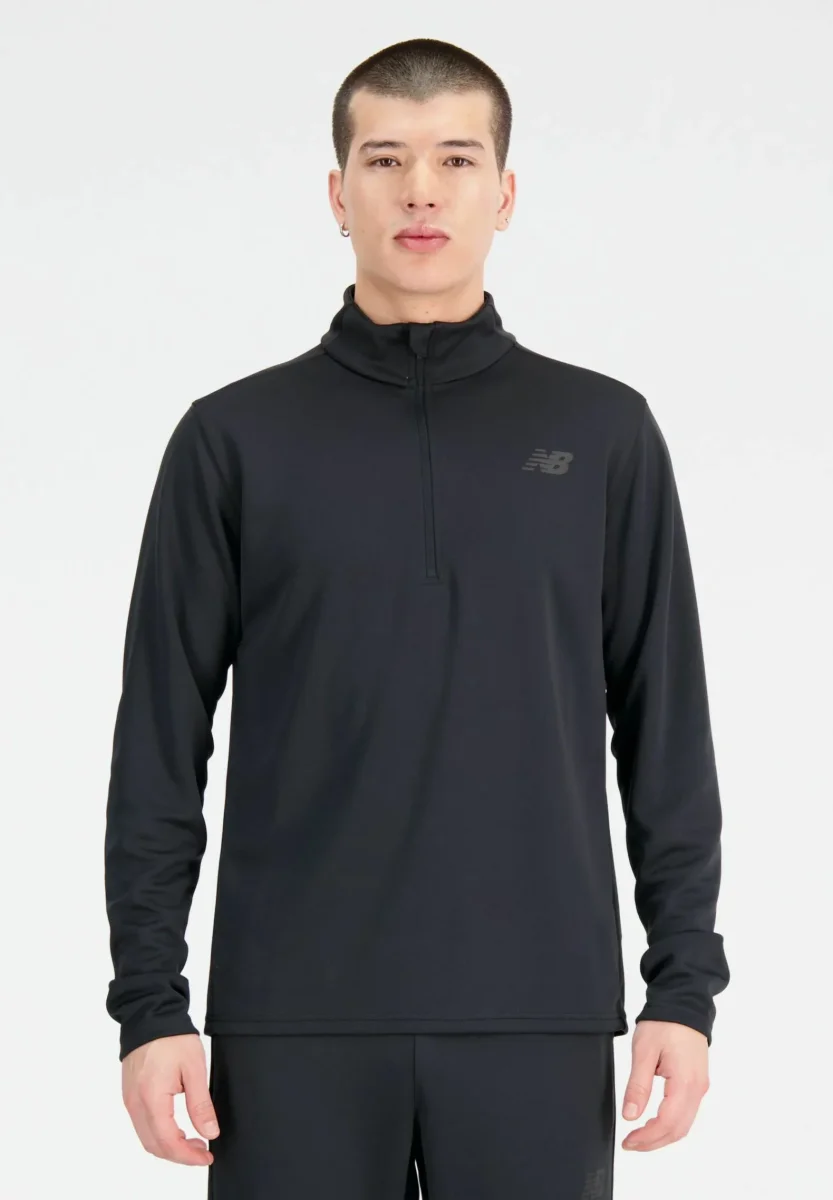 NEW BALANCE - SPACE DYE 1/4 ZIP LS - M