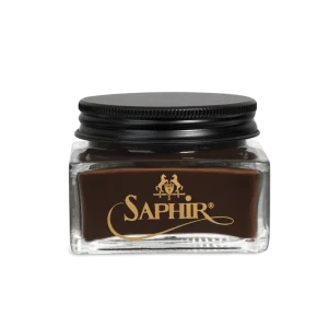 Crème Cuir Gras Marron foncé