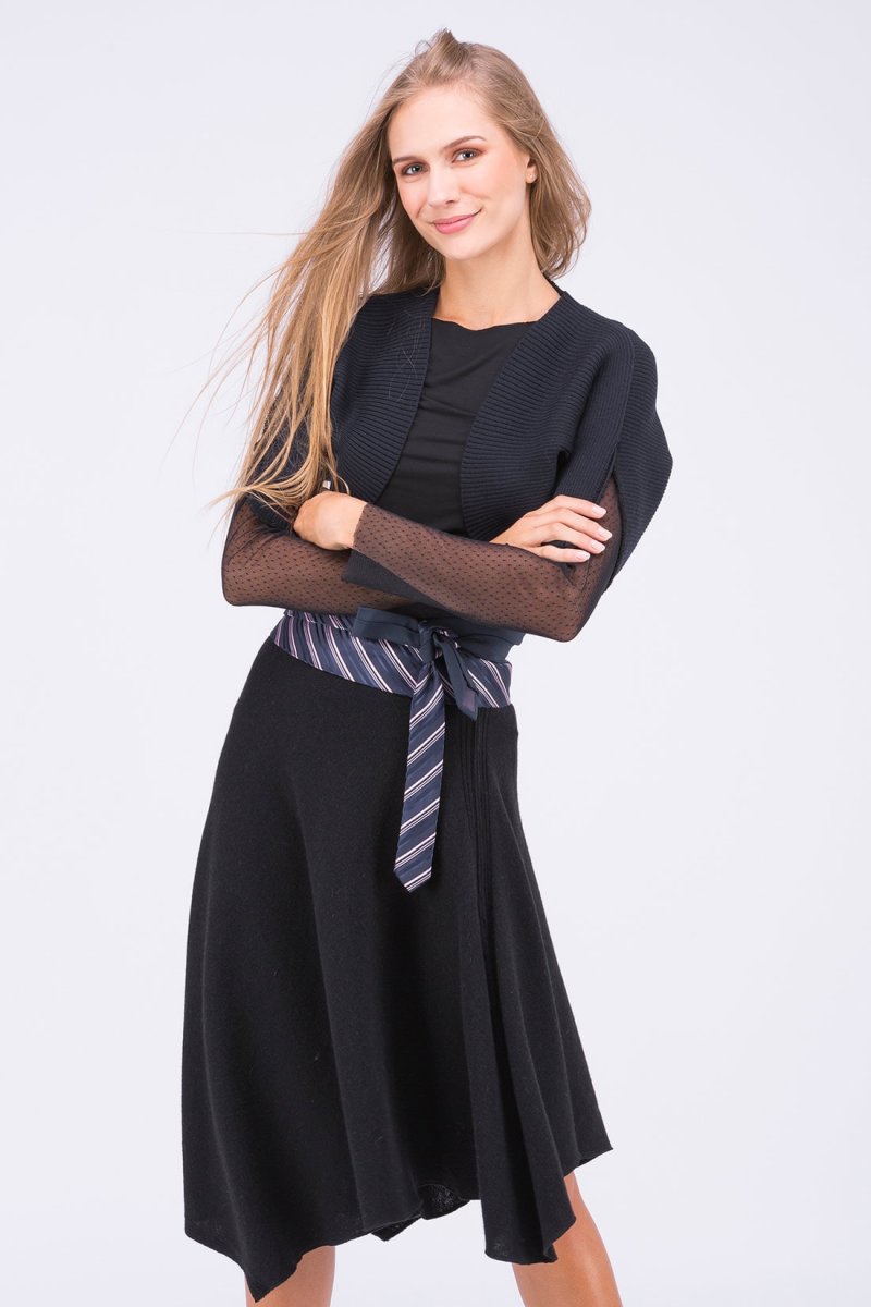 Black long sleeve mesh t-shirt for women BAIKA – Image 6