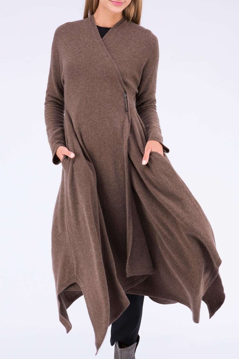 Brown wool dress-coat ILULISSAT – Image 2