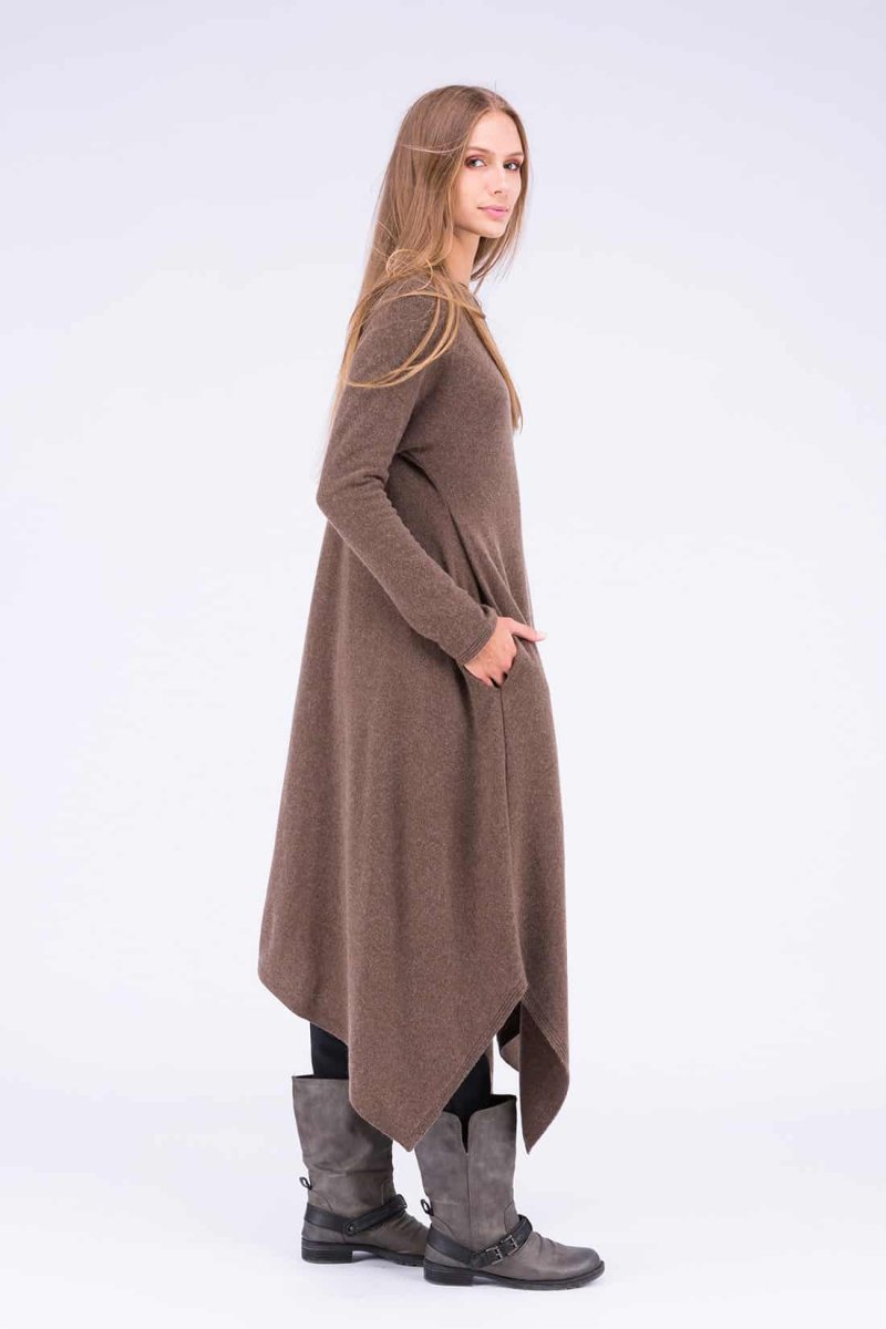 Brown wool dress-coat ILULISSAT – Image 4