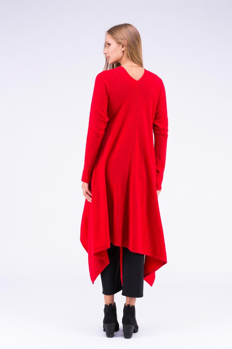 Robe manteau rouge en laine ILULISSAT – Image 5