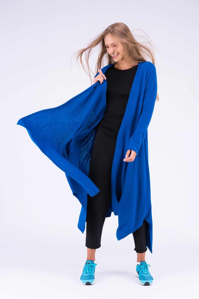 Robe-manteau bleu en laine ILULISSAT – Image 6