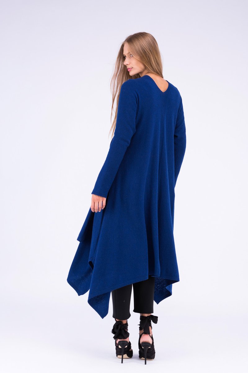 Robe-manteau bleu marine en laine ILULISSAT – Image 5