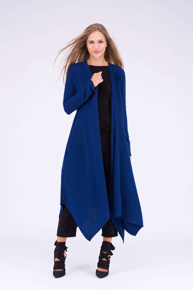 Robe-manteau bleu marine en laine ILULISSAT – Image 6
