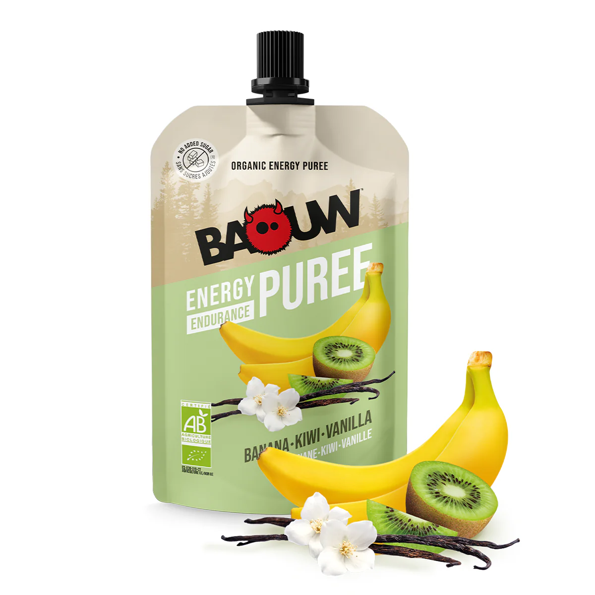 BAOUW - PURÉE BANANE KIWI VANILLE