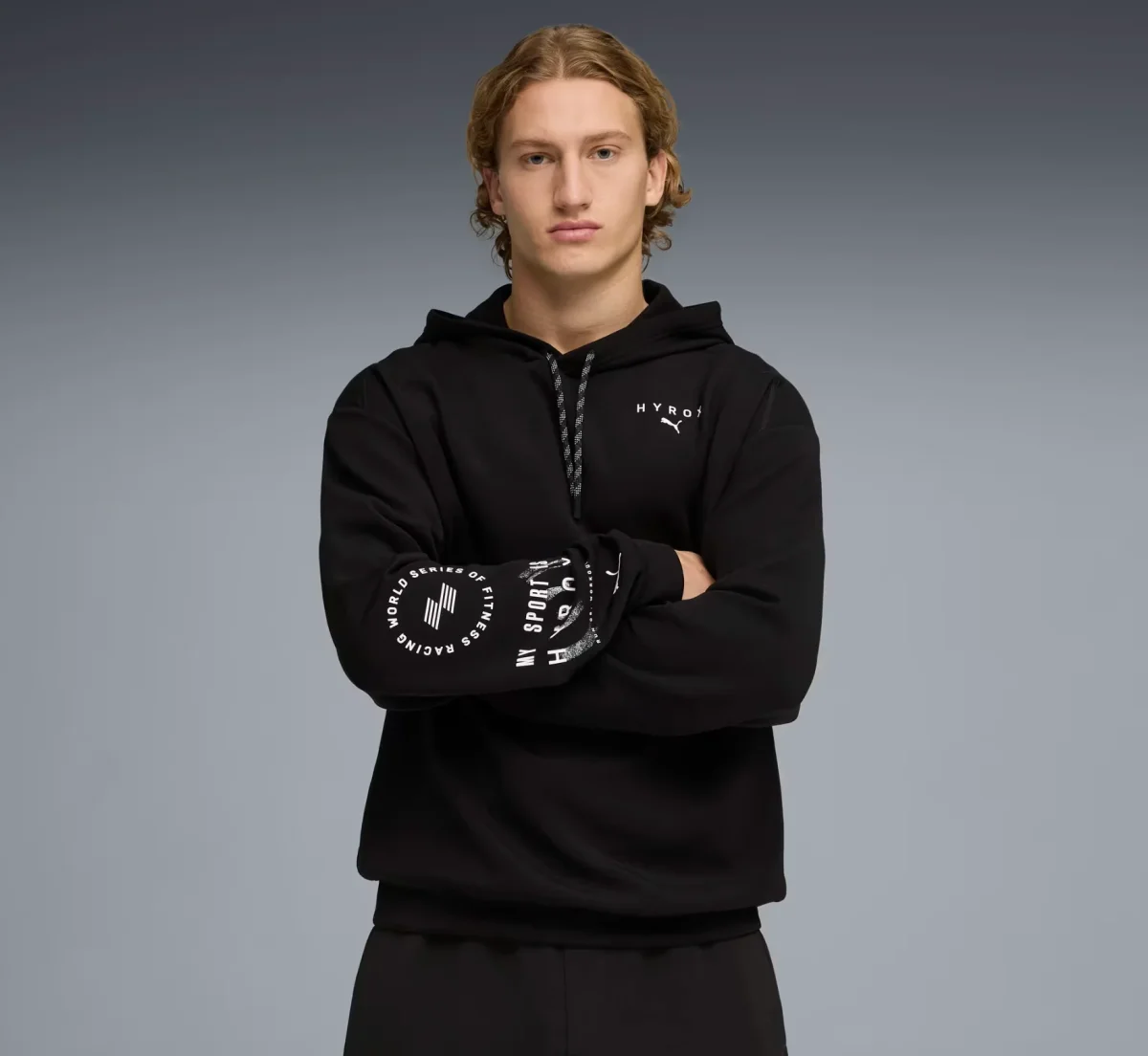 SWEAT À CAPUCHE PUMA x HYROX CLOUDSPUN - M – Image 2