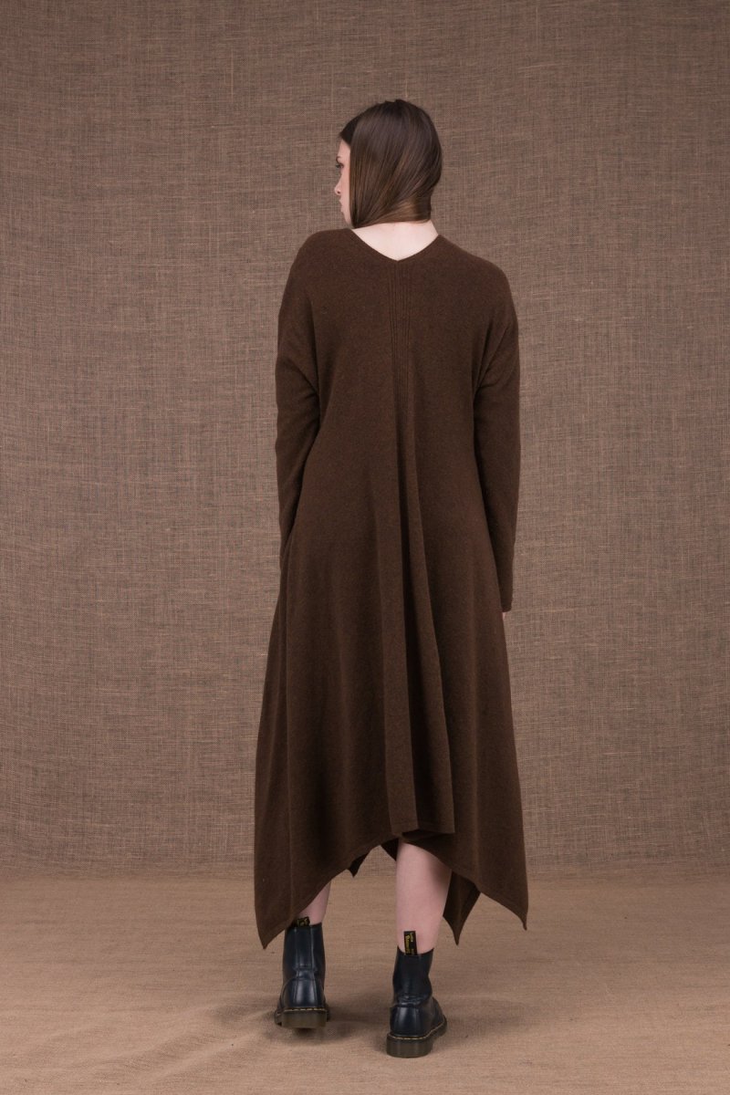 Brown wool dress coat ILULISSAT – Image 4