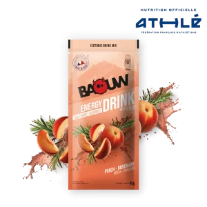 BAOUW - SACHET 45G BOISSON ISOTONIQUE PÊCHE / ROMARIN
