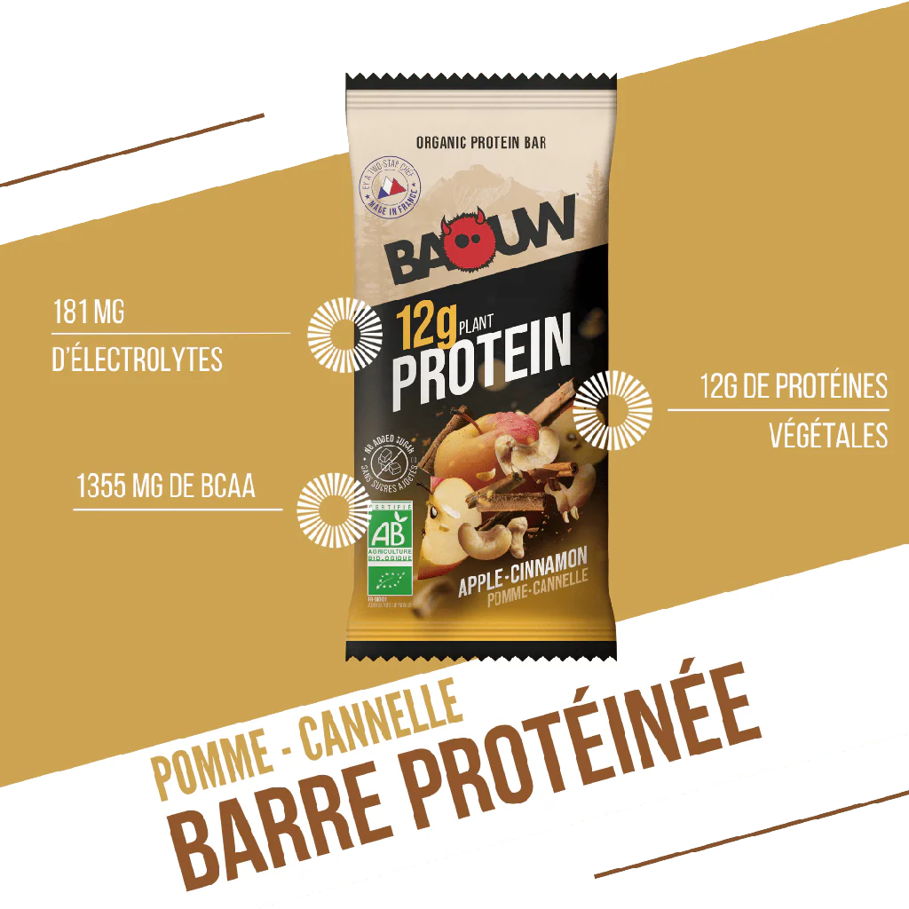 BAOUW - BARRE PROTEINÉE POMME CANNELLE – Image 3