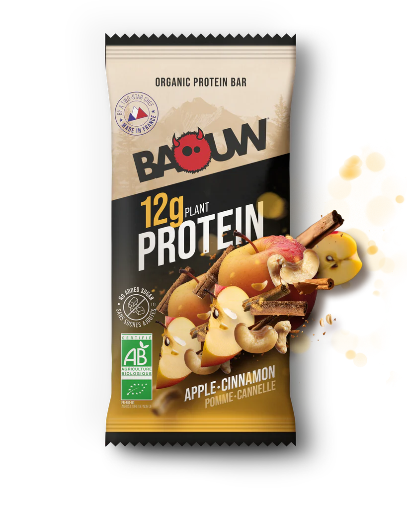 BAOUW - BARRE PROTEINÉE POMME CANNELLE