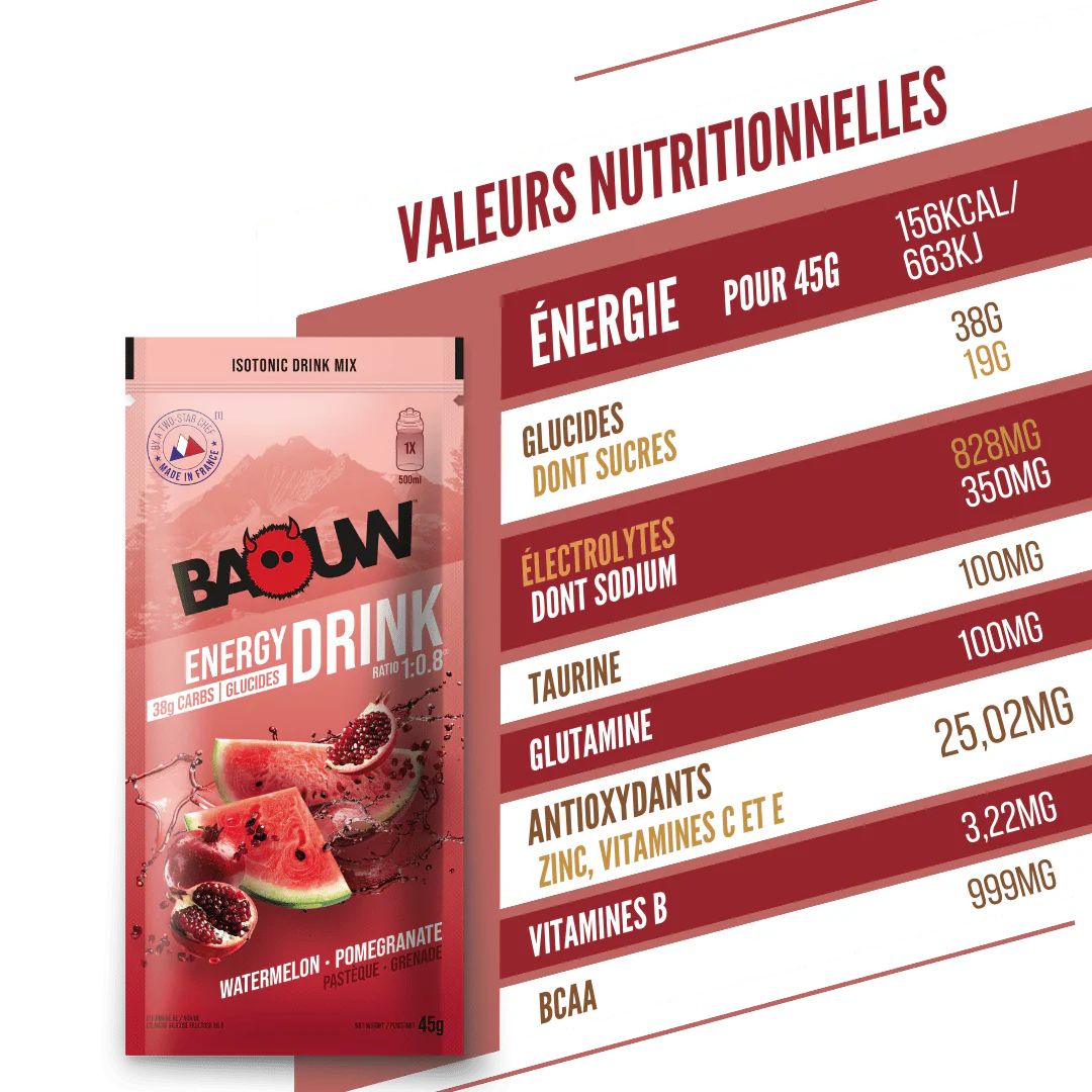 BAOUW - SACHET 45G BOISSON ISOTONIQUE PASTÈQUE / GRENADE – Image 5