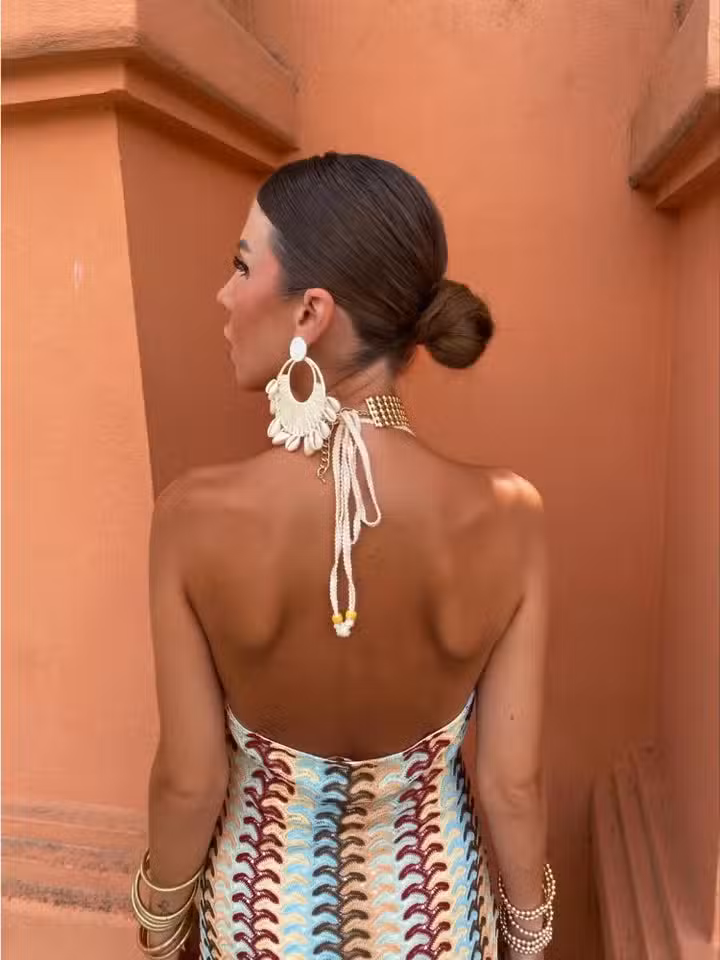 Robe Longue De Plage Multicolore – Image 4