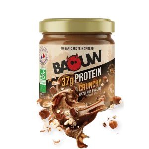 BAOUW - PÂTE A TARTINER PROTEINÉE - CRUNCHY / PRALINÉ NOISETTE