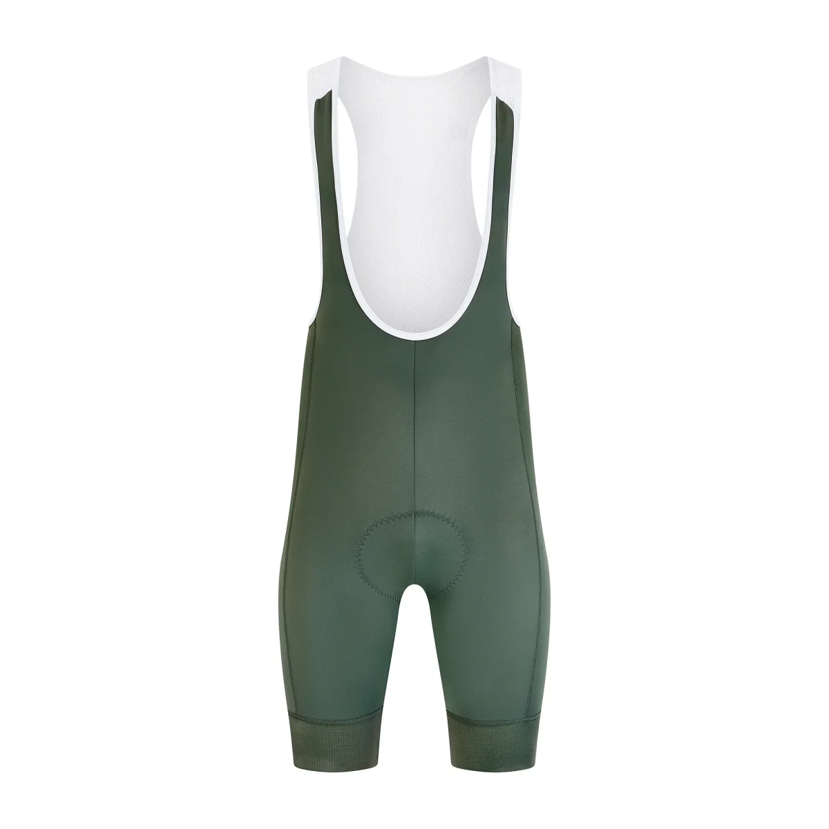 Men's Essential Bib Shorts - Olive – Image 2