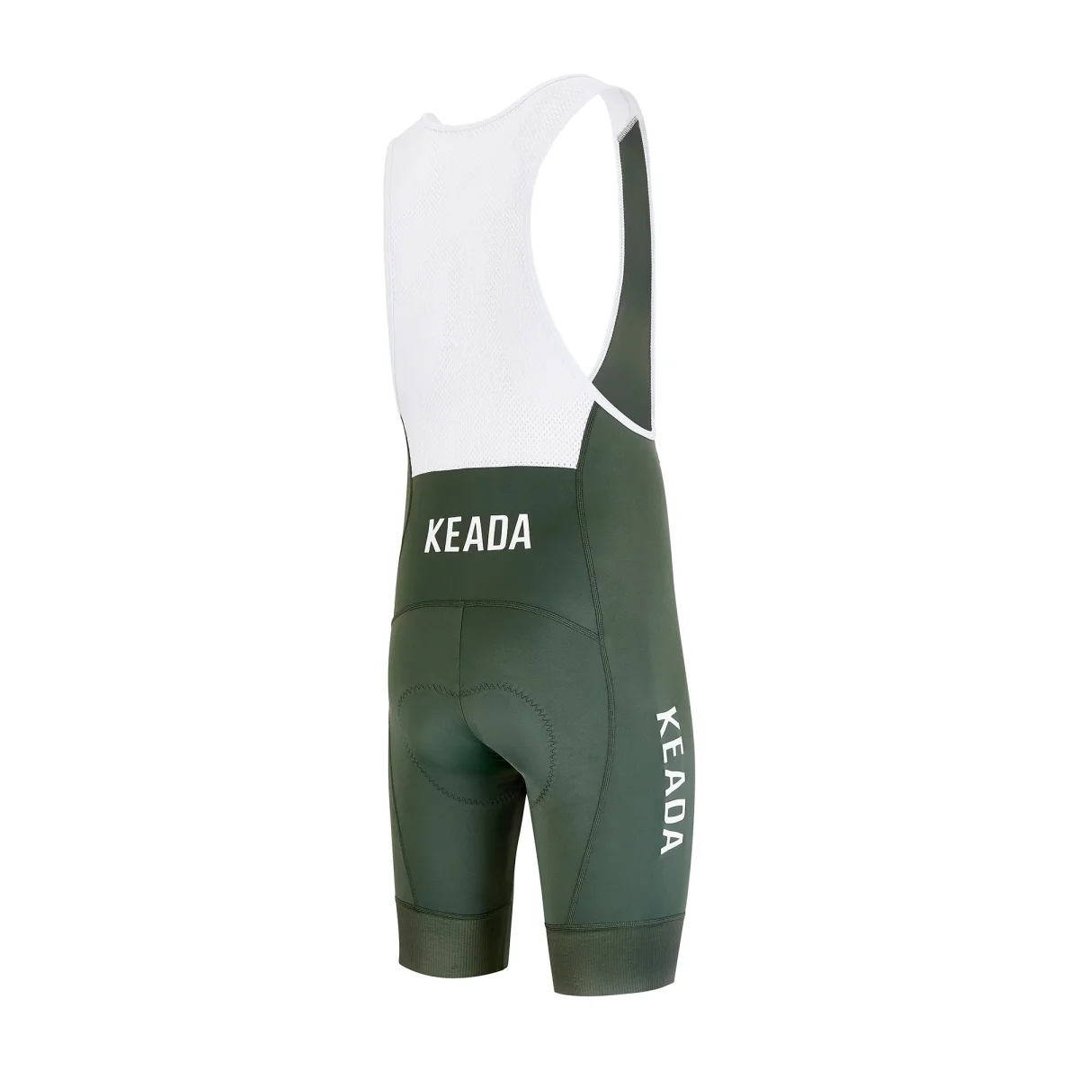 Men's Essential Bib Shorts - Olive – Image 4