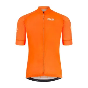 Women's Essential Short Sleeved Cycling Jersey - Orange