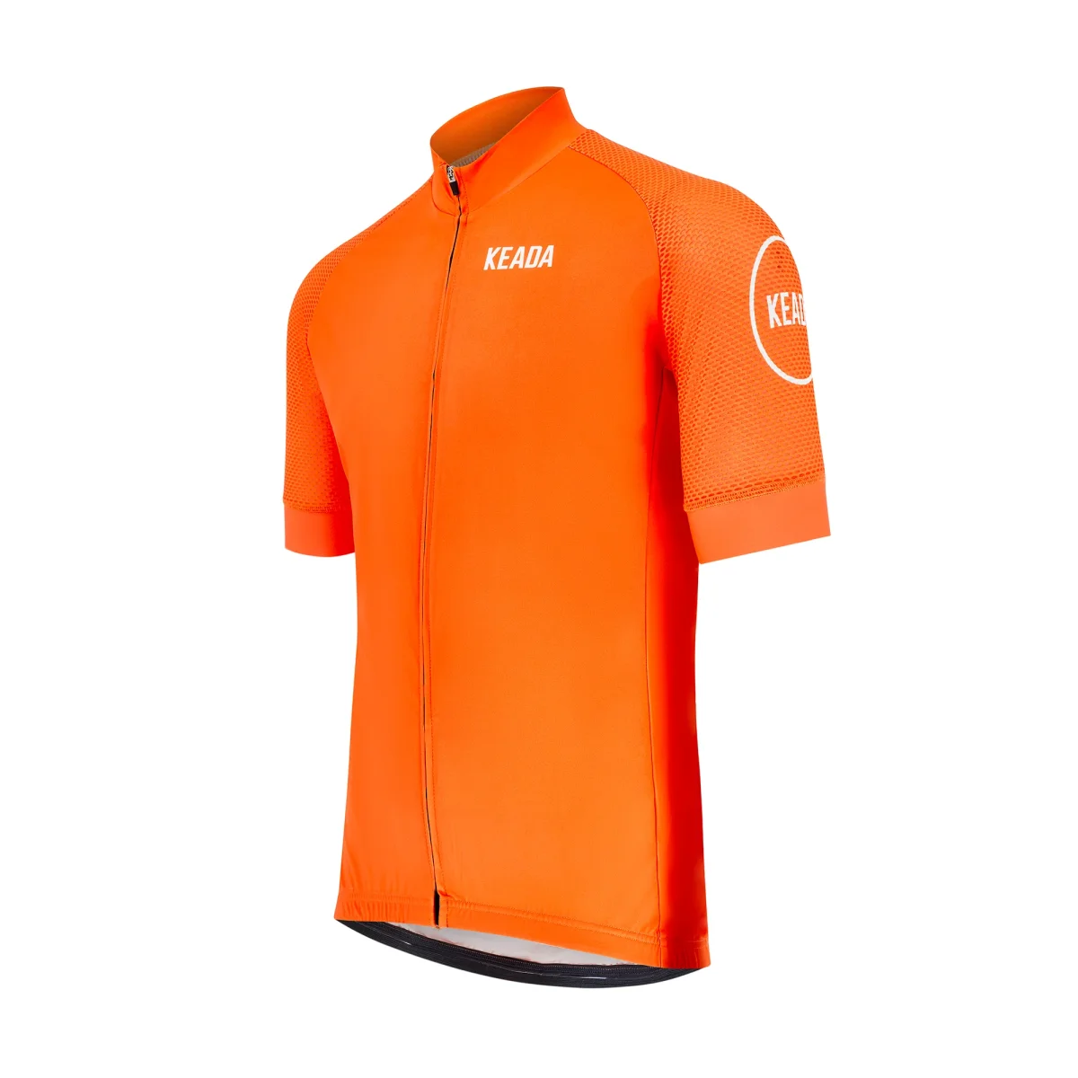 Women's Essential Short Sleeved Cycling Jersey - Orange – Image 4