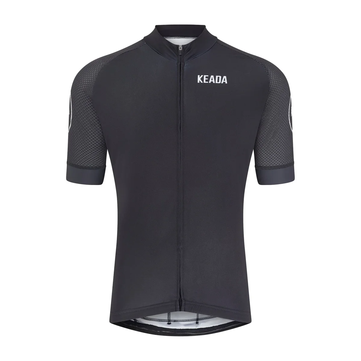 Women's Essential Short Sleeved Cycling Jersey - Black