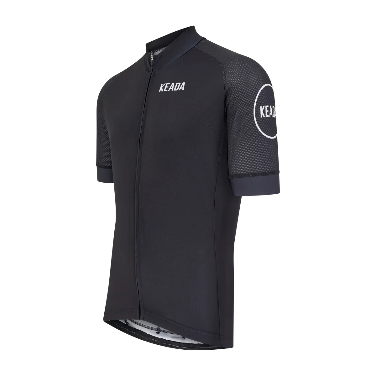 Men's Essential Short Sleeved Cycling Jersey - Black – Image 4