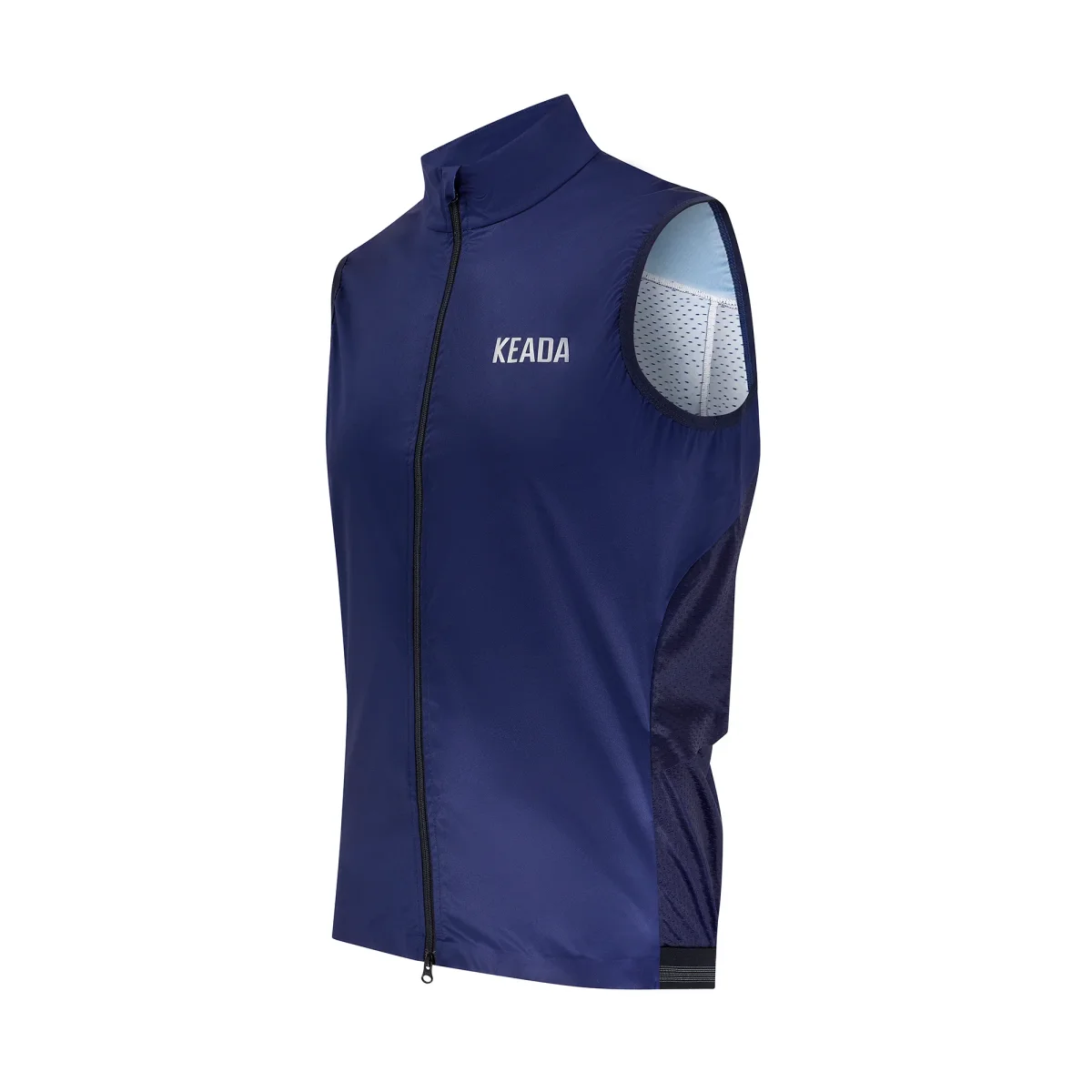Men's Essential Cycling Gilet - Navy – Image 4
