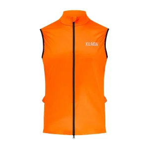 Women's Essential Cycling Gilet - Orange