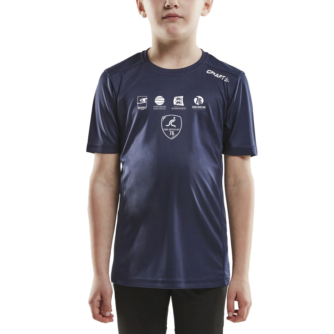 TEE-SHIRT MANCHES COURTES JUNIOR STADE SOTTEVILLAIS 76 – Image 3