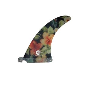 Dérive Longboard Single Koalition Fins 7’5 Waikiki Floral