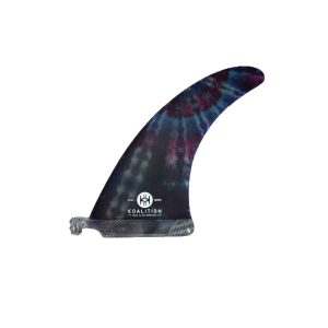 Dérive Longboard Single Koalition Fins 7’5 Tye Dye