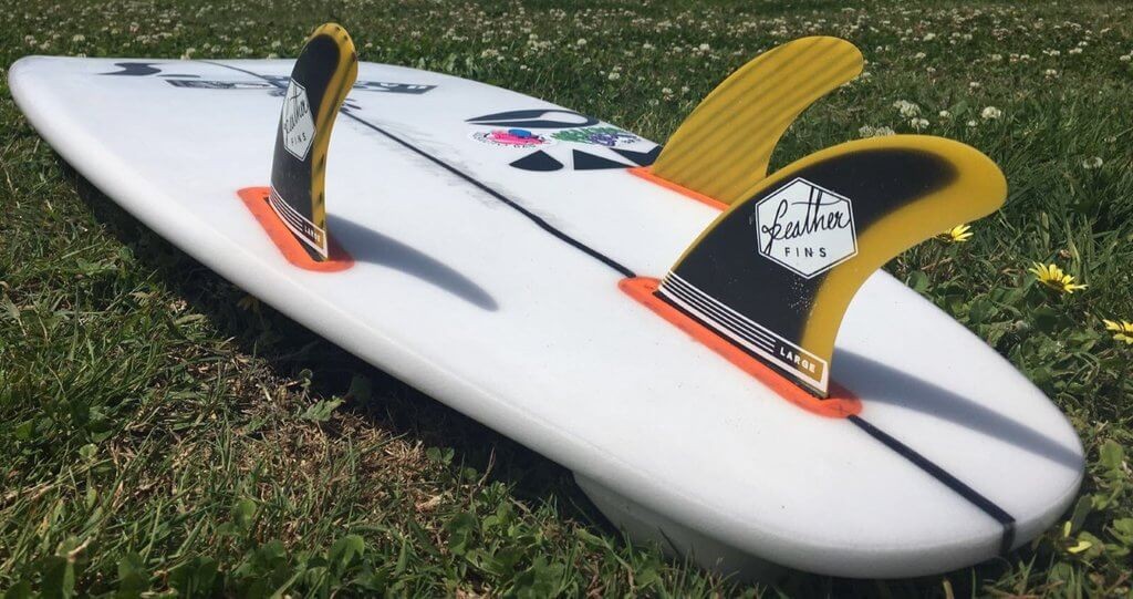 Ailerons surf Feather Fins Fiverglass pour plug Futures – Image 4