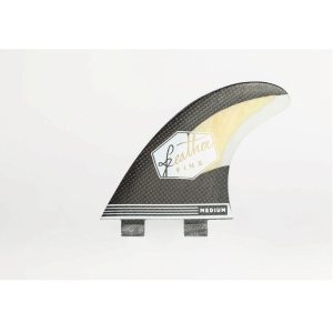 Dérives surf Feather fins Carbone Bambou plug FCS