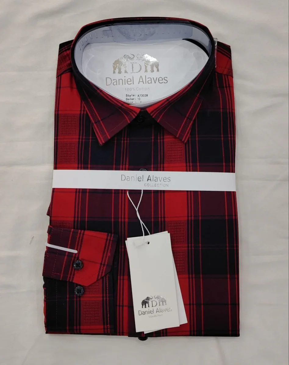 Chemises Carrelées en Coton