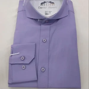 Chemise Col italien en Coton