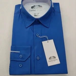 Chemise Col italien en Coton