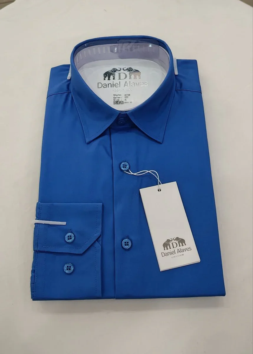 Chemise Col italien en Coton – Image 2