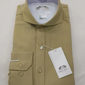 Chemise Col italien en Coton