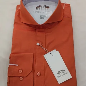 Chemise Col italien en Coton