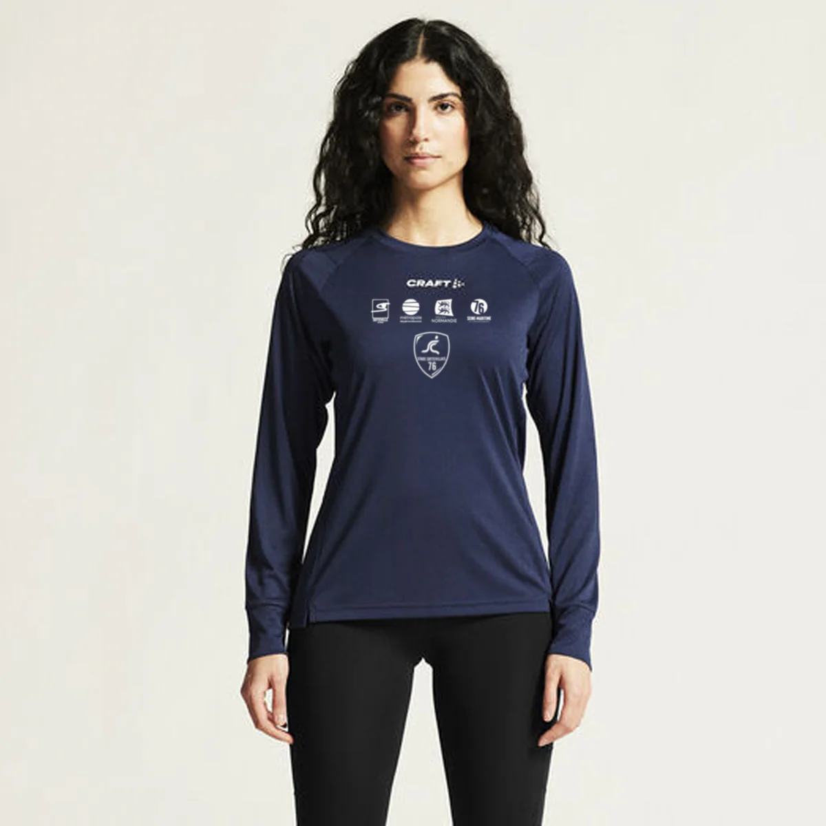 TEE-SHIRT MANCHES LONGUES FEMME STADE SOTTEVILLAIS 76 – Image 3