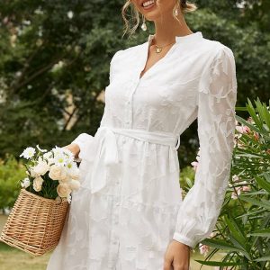 Robe Blanche Champêtre Chic