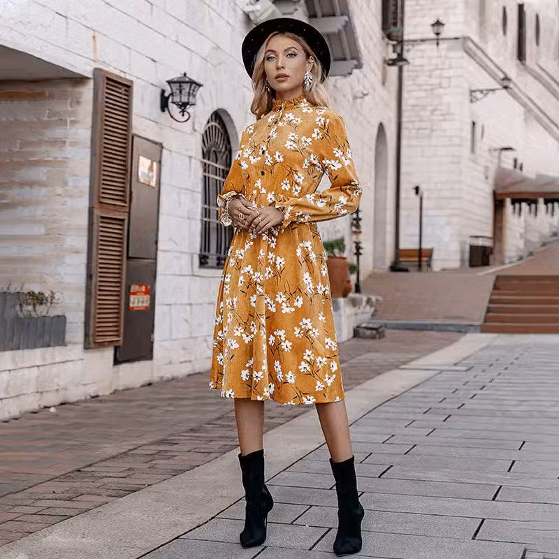 Robe Bohème Chic Jaune