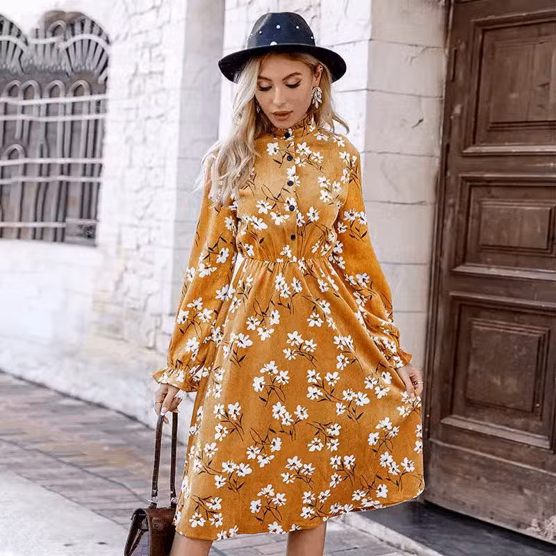 Robe Bohème Chic Jaune – Image 6
