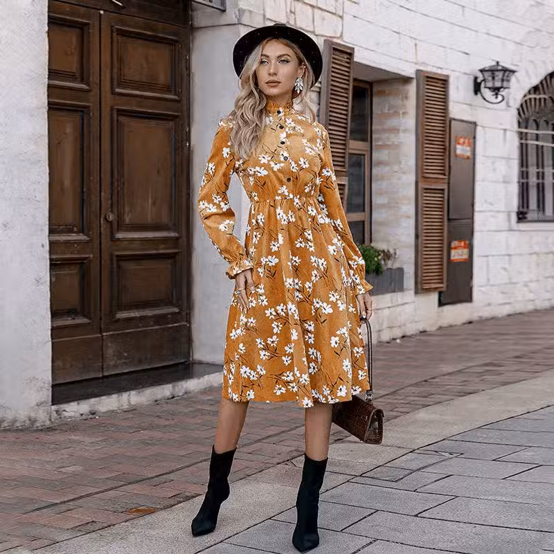 Robe Bohème Chic Jaune – Image 5