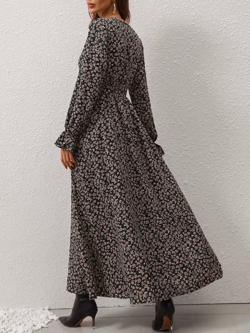 Robe Bohème Chic Manche Longue – Image 3