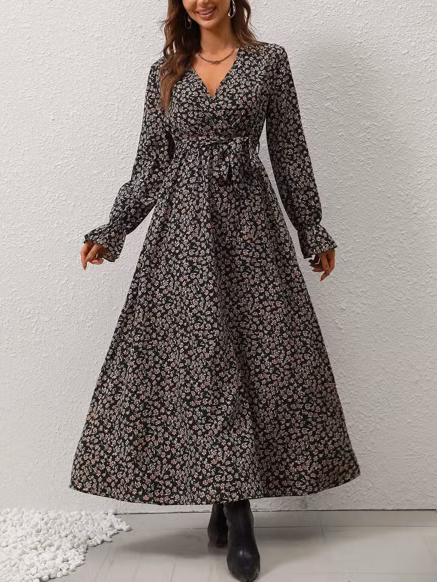 Robe Bohème Chic Manche Longue – Image 6