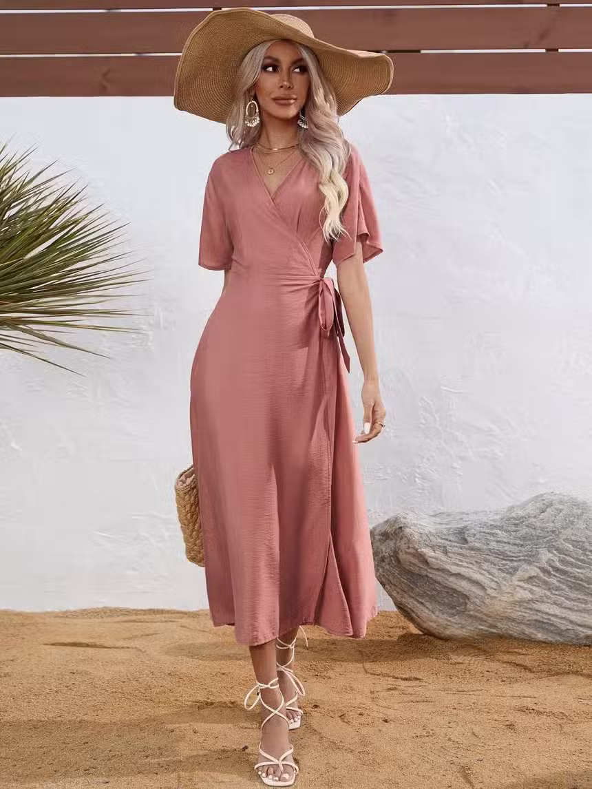 Robe Bohème Chic Portefeuille – Image 7