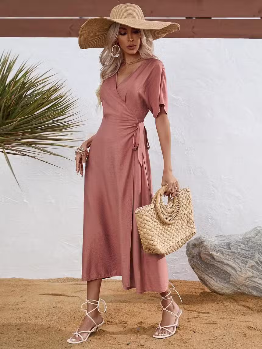 Robe Bohème Chic Portefeuille – Image 6