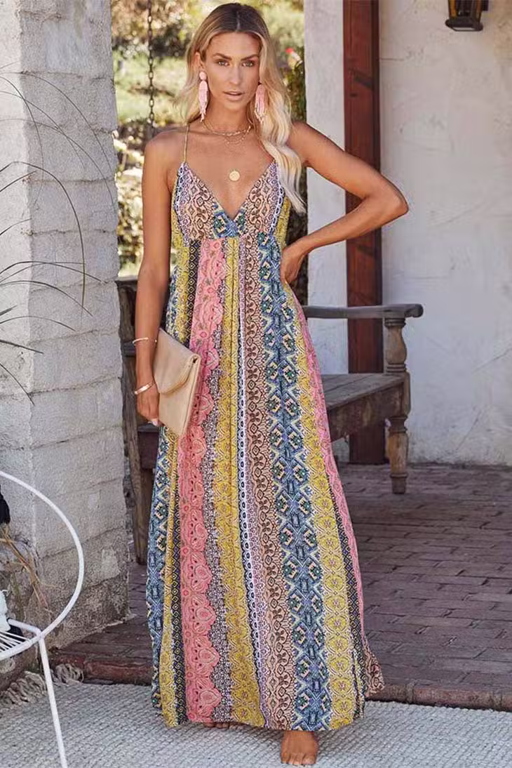 Robe Bohème Colorée