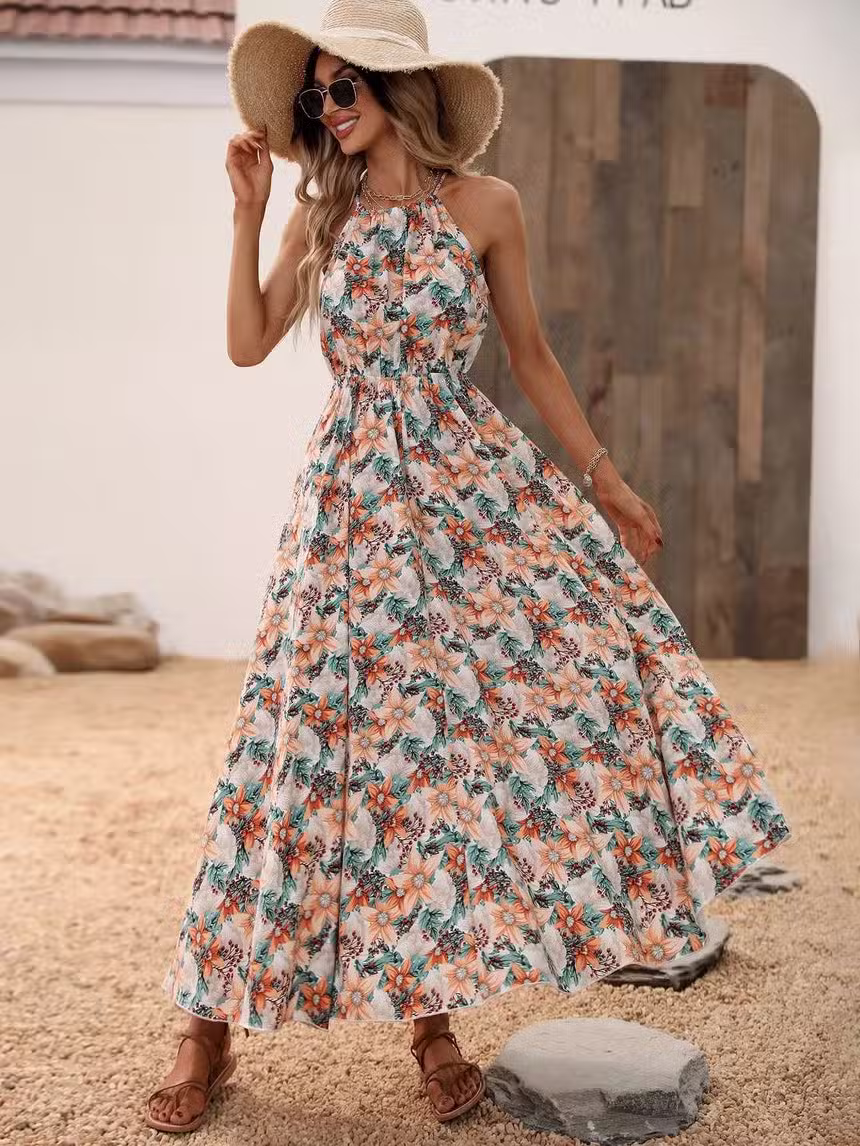 Robe Bohème été Longue