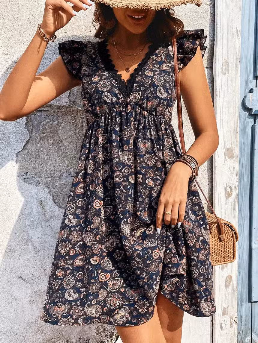 Robe Bohème Fleurie Femme